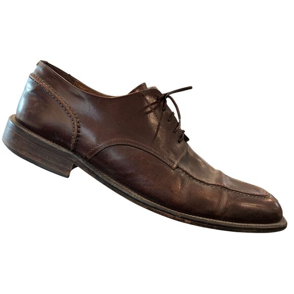 Brass Boot Brown Leather Split Apron Toe Derby Shoes Mens 12 Spain main image 13